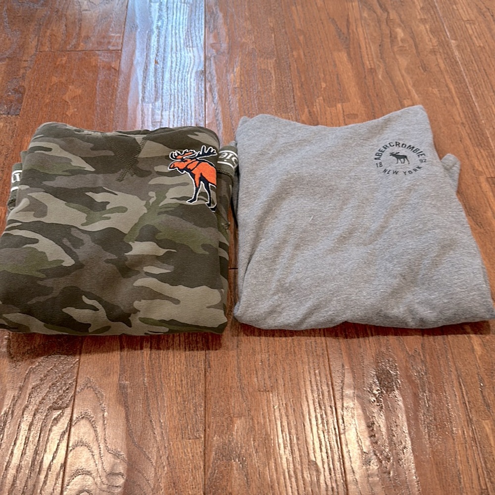 Two Abercrombie sweatshirts